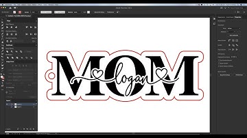 Adobe Illustrator — How to Create a Keychain Design Using Offsets & Knockouts