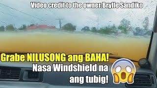 NILUSONG ANG BAHA ABOT WINDSHIELD NA ANG TUBIG l LC80 | CREDIT TO THE OWNER: Brylle Sandiko
