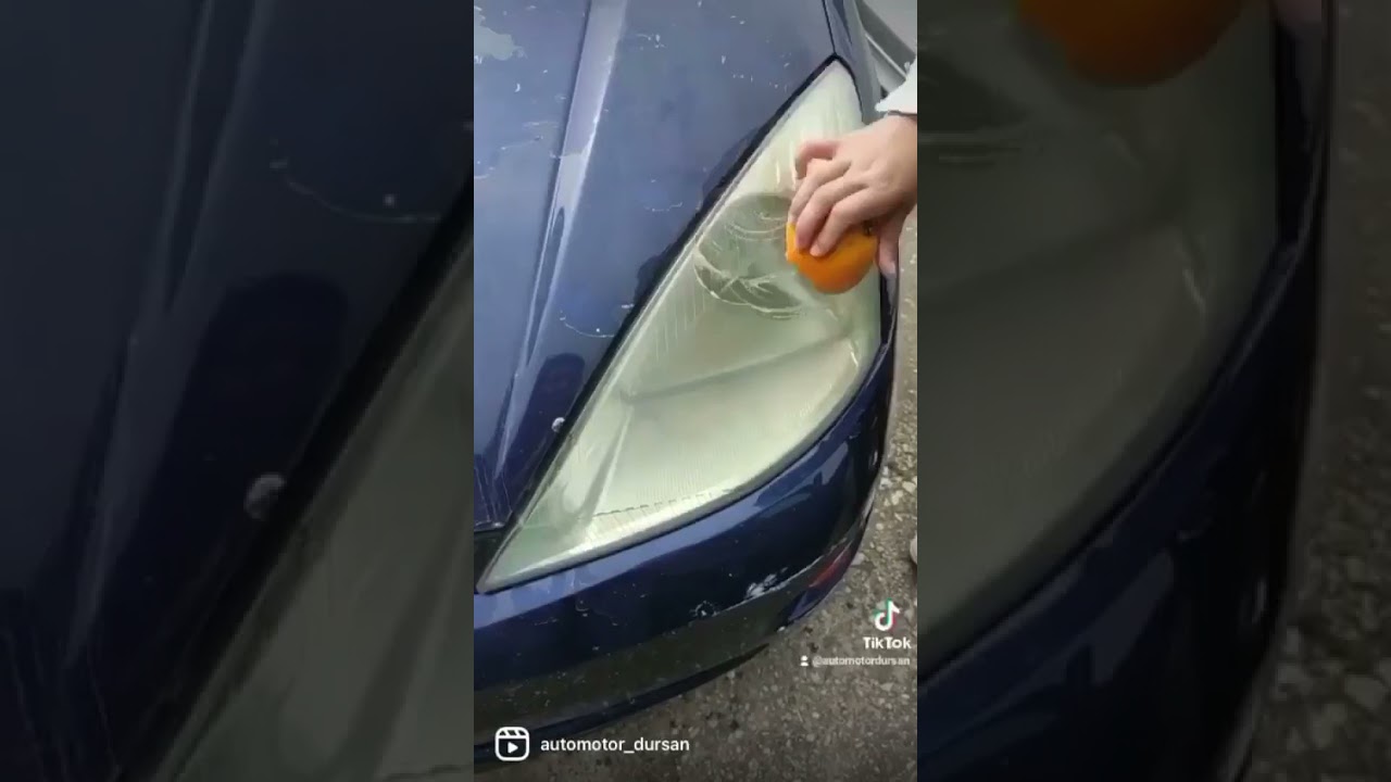 Como limpiar los faros de tu coches desde casa y de forma casera