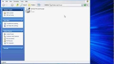 Epson TM-U220A USB  error Not Available