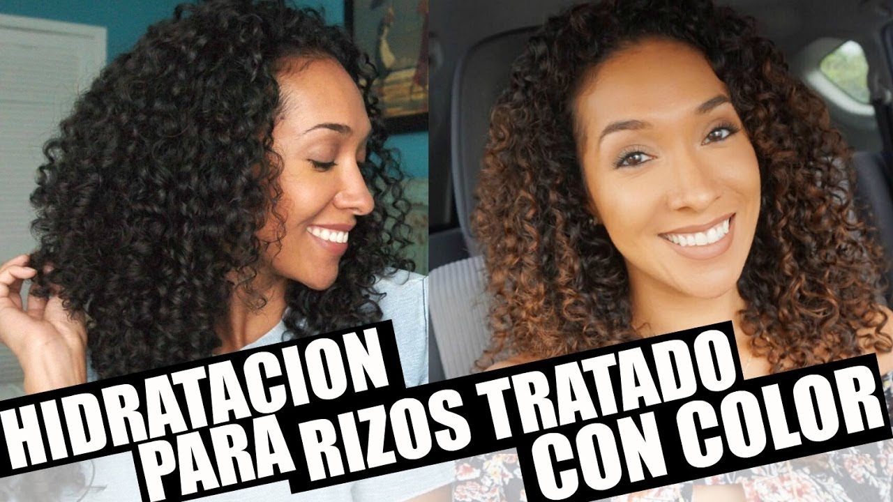 MANTENIENDO HIDRATACION EN CABELLO RIZADO TEÑIDO