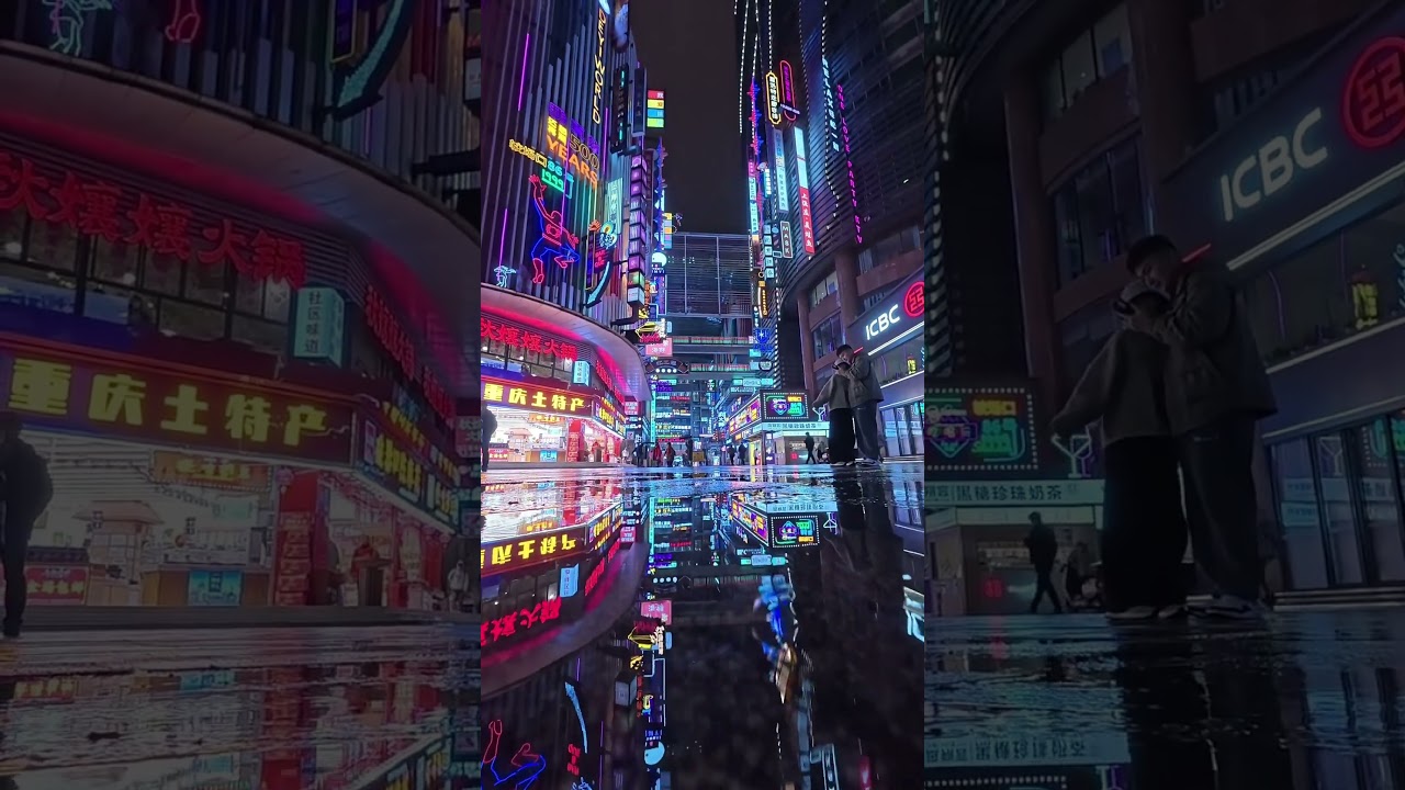 Chongqing + rainy night = City A is embodied in Chongqing