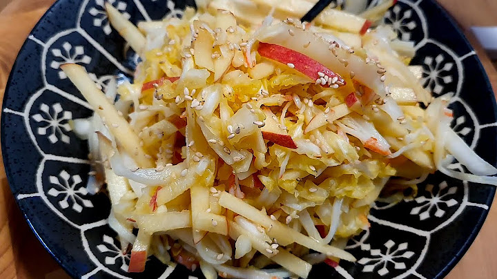 배추와 사과를 이렇게 만들어 드세요‼️ -10kg 감량하면서 먹은 살빠지는 배추요리 정말 맛있어요👍💯 배추다이어트 다이어트요리