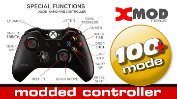 XBOX ONE, XMOD Rapid Fire Controller DEMO:AKIMBO, DROP JUMP KNEEL SHOT,mod chip,BLACK OPS 3,AW