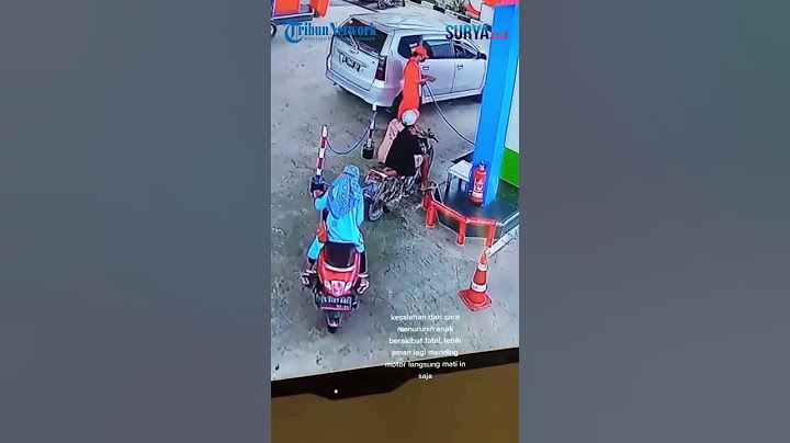 HATI-HATI Pengguna Motor! Niat Turunkan Anak dari Motor Malah Tak Sengaja Pencet Gas Motor