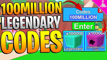 100 MILLION ROBLOX MINING SIMULATOR LEGENDARY CODES! *ONLY LEGENDARIES!*