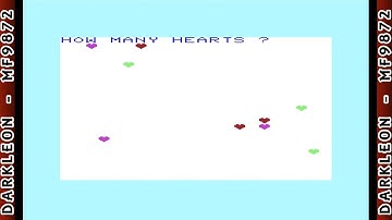 Count the Hearts - [ 1981 - VIC-20 - Gameplay ]