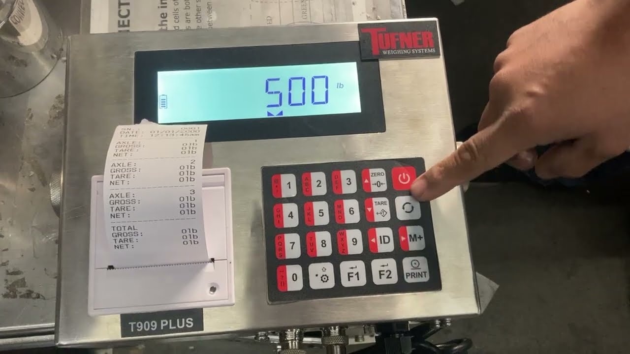 Calibrating OP903 3 Channel (3 scales calibrated at once)