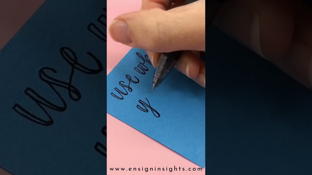 Hand lettering for beginners - Tips before you start • Affinity Grove