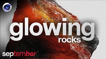How to Model and Render GLOWING Rocks in Cinema 4D and Octane │ september ®