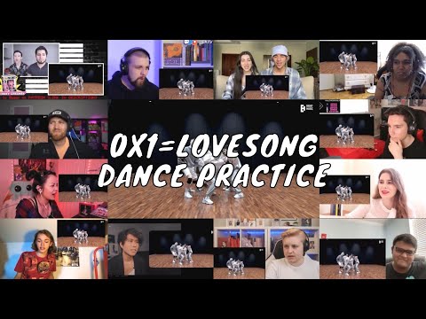 TXT '0X1=LOVESONG (I Know I Love You) ft. Seori' Dance Practice | Reaction Mashup