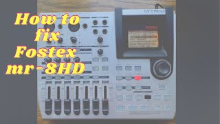 How to fix a Fostex MR-8 HD digital multitracker (and transfer files to a new Mac)