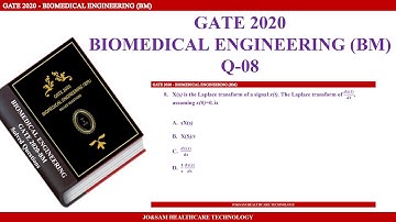 GATE2020 Biomedical Engineering Solved Question - Q08 (Tamil)