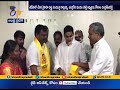 YSRCP leaders join TDP in Lokesh presence
