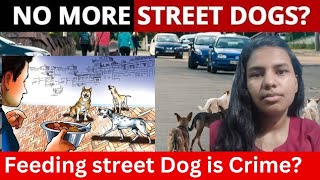 Feeding Street Dog  is Crime  people's say word