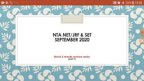 NTA NET/JRF & SET September 2020 Quick 2 minute revision series part 4 #Environmentalscience