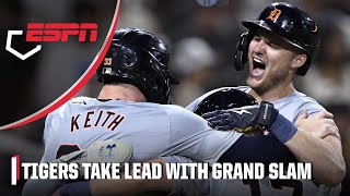 Parker Meadows hits go-ahead grand slam for Tigers in 9th inning vs. Padres | ESPN MLB