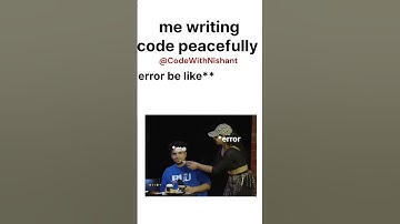 Error Be Like || Coding memes || Programmers life