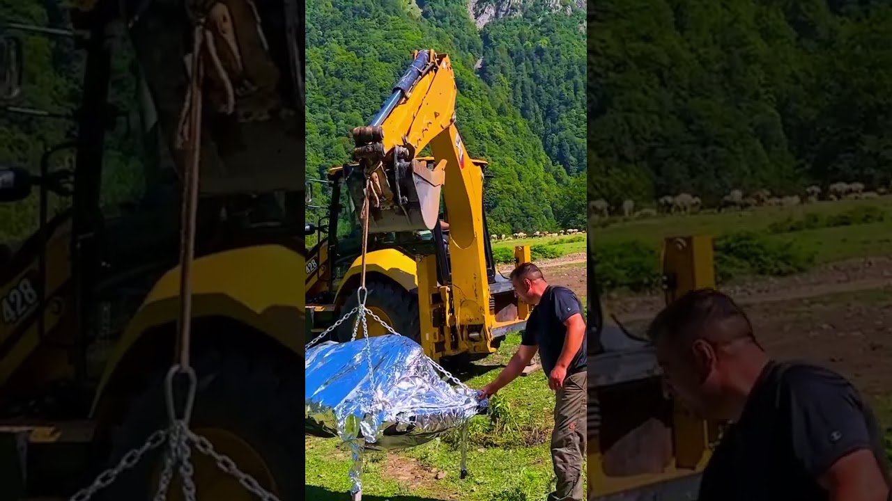 Hanging Carcass Roasted Over Open Fire: Tender Meat Delight