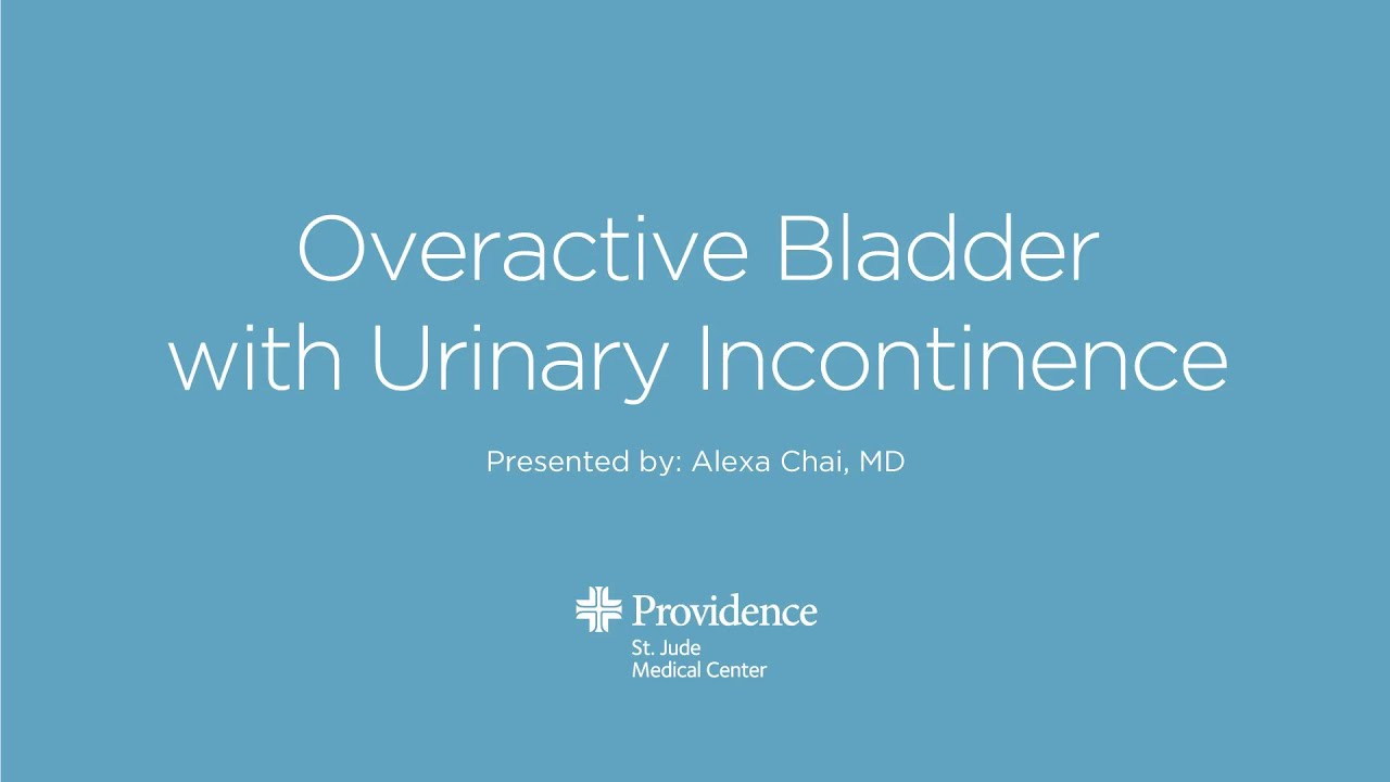 Pelvic Health Workshop - Overactive Bladder with Urinary Incontinence 