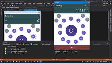 كتابة كود الحاسبة #C