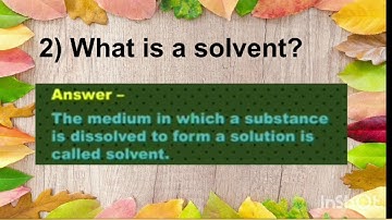 DAV , Class 5, Science,  Answer key of Lesson 8