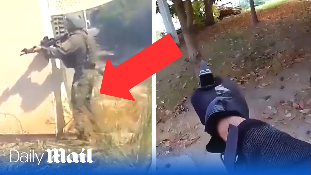 Hero Israeli police officer takes on Hamas with only a pistol during attack