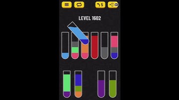 Water Sort Puzzle Level 1602
