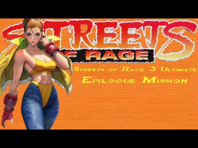ストリート オブ レイジ 3 バージョン PAL メガドライブ カスタム ⭐👉 Streets of Rage 3 Ultimate Collection for v5 | No