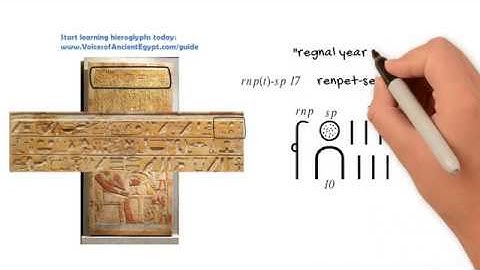 Learn hieroglyphics: numbers 10-90 [hieroglyph-a-day in 4K]