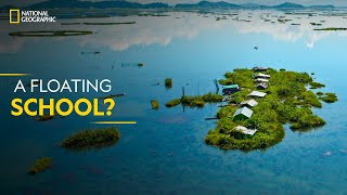 A Floating School? | India from Above | National Geographic