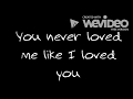 Brett Young - Like I Loved You (Lyrics)