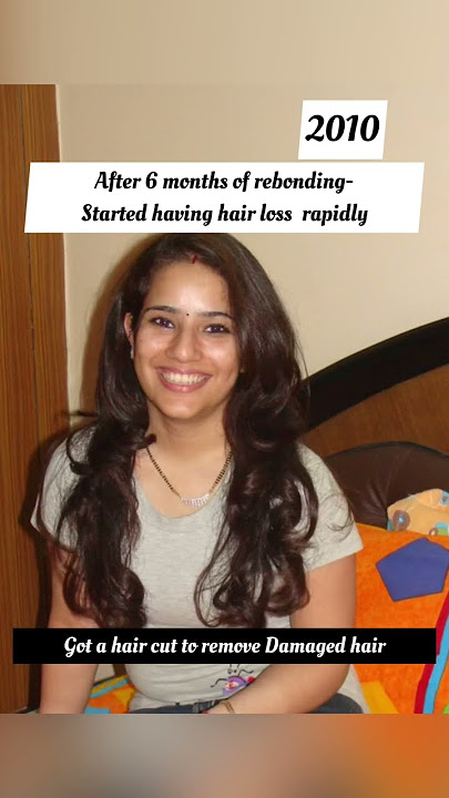 After effects of hair rebonding/straightening #damagedhair #keratin #rebonding #straighteningmyhair