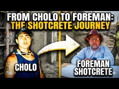 From Cholo to Foreman #shotcrete