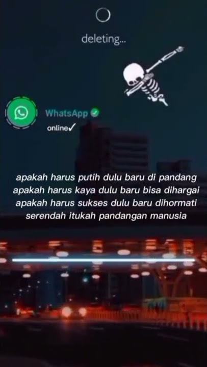stori wa 30 detik//Dipandang sebelah mata