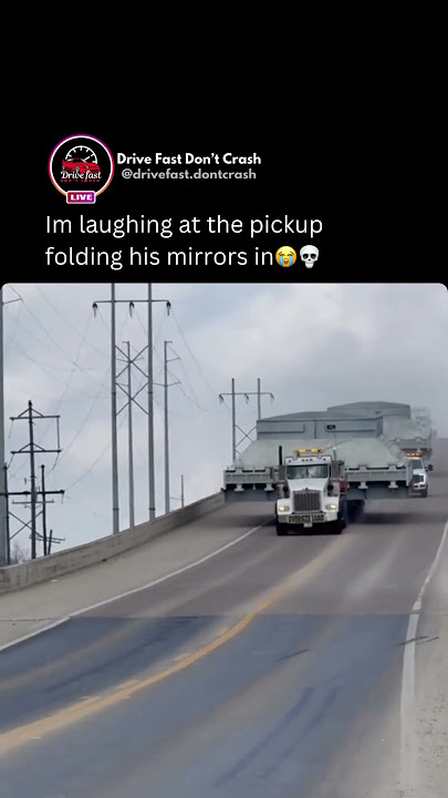 The little guy tucked his ears in all scared 🥺 #trucks #oversizedlo