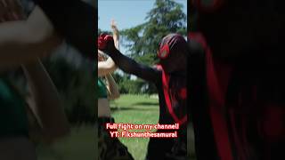 Miles Morales (Fikshun) Vs Cammy (Niina) full video on my page! #fight #shorts