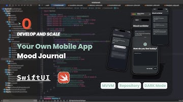 Create a SwiftUI Journal App with MVVM, Swift Concurrency, Repository Pattern and Dark Mode.