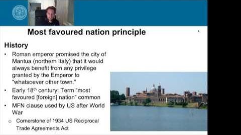 The Most Favoured Nation Principle