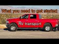 What you need to get started with RV transport￼