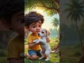 🐶 चिंटू और घायल पिल्ले की दोस्ती 💖 | Heart Touching Cute Story #Shorts