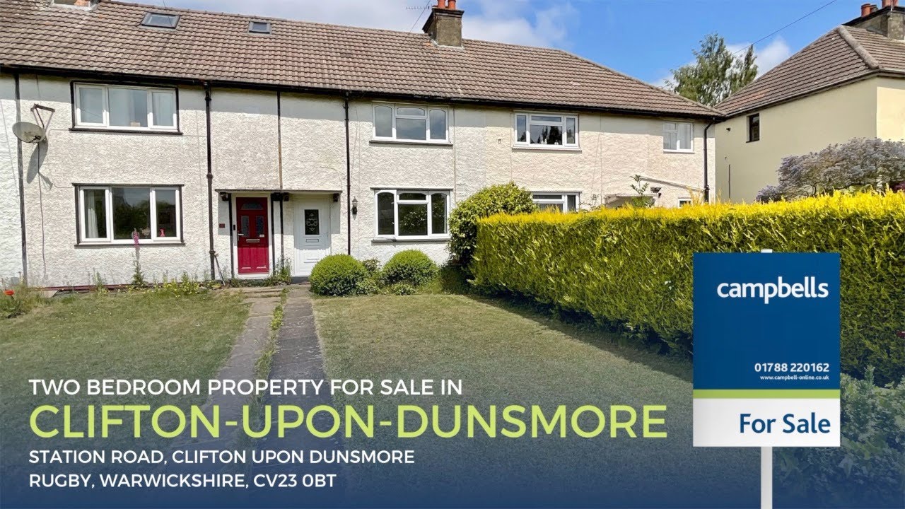 Two Bedroom Property For Sale in CliftonuponDunsmore, near Rugby