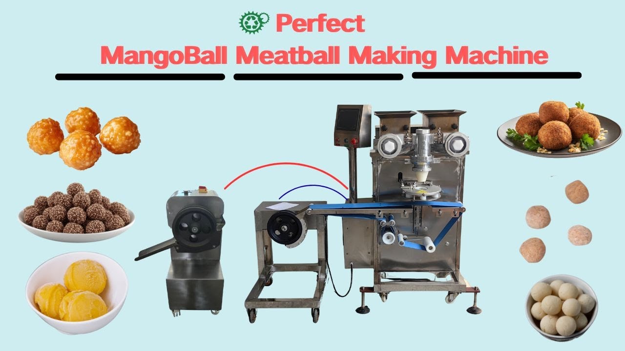 Stuff & Rounder Machine Meatballs making machine Ladoo making machine Rasgulla Doughnut holes maker