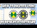 How to digitize an image using PE Design 10 Software (Cross Colours)