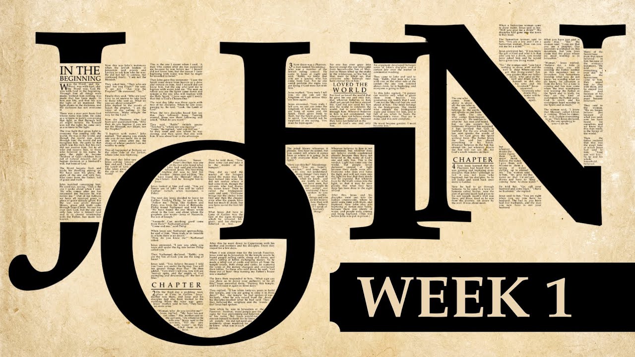 The Gospel of John - Week 1, John 2:5 - YouTube