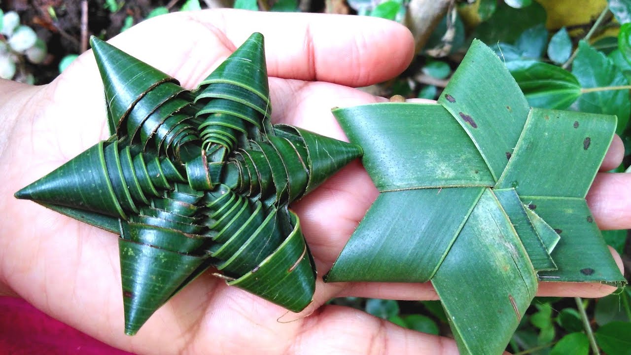 coconut-leaves-flower-coconut-leaf-craft-coconutleafcraft-youtube