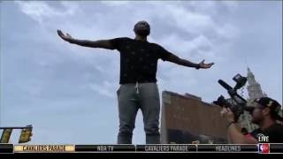 Kyrie Irving Greets the Crowd   Cavaliers Championship Parade   June 22, 2016   NBA Finals