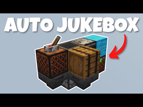 Minecraft Tutorial: Auto Jukebox/Radio 🎼 Redstone Tutorial - Java 1.21+