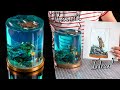 How to Make a Night Light Deep Sea Diver Diorama // Resin Art // Subnautica