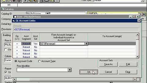 FRx for Dynamics GP or former Great Plains: Row Format, Column Layout and Reporting Tree